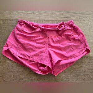 Lululemon Speed Up Shorts SIZE 6- Coral